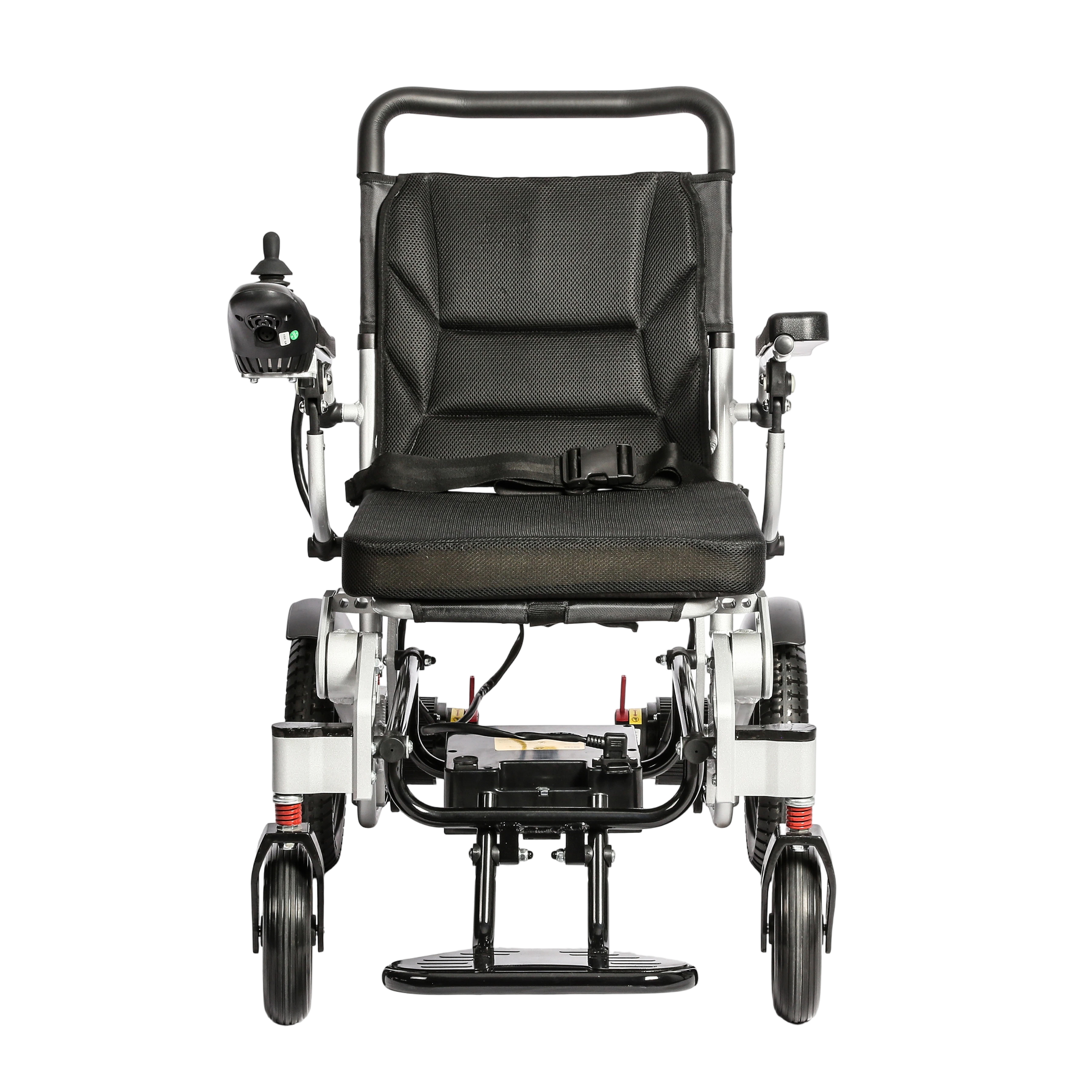Foldable Lightweight Heavy Duty Aluminum Alloy 12AH Lithium Battery Electric Power Wheelchair