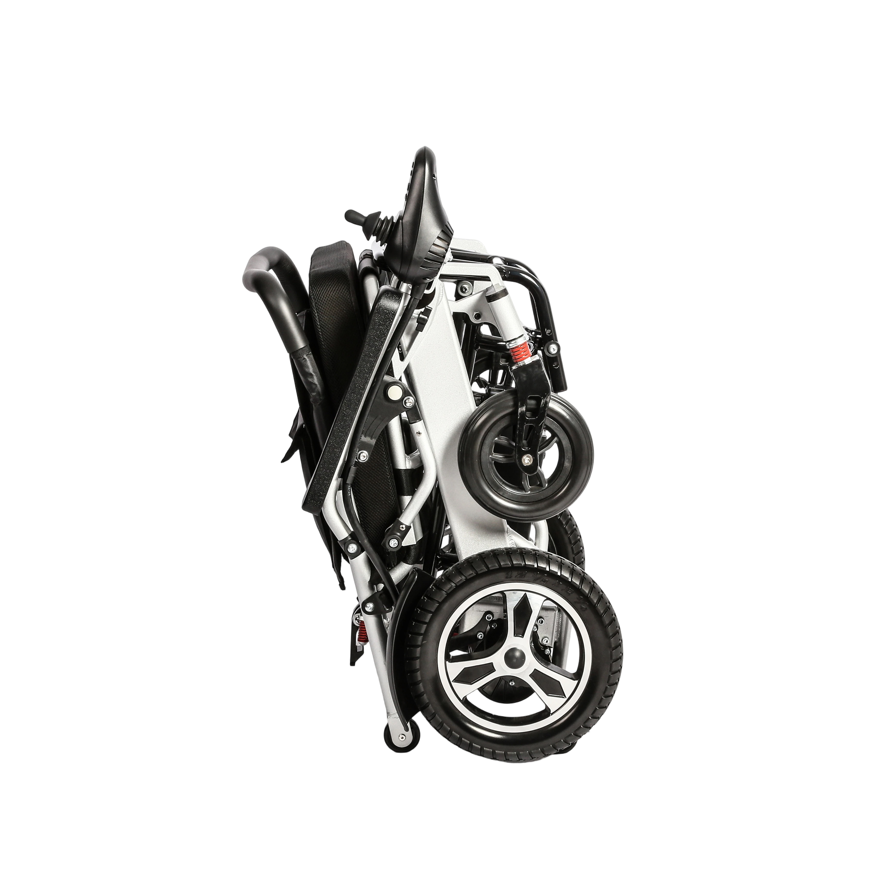 Foldable Lightweight Heavy Duty Aluminum Alloy 12AH Lithium Battery Electric Power Wheelchair