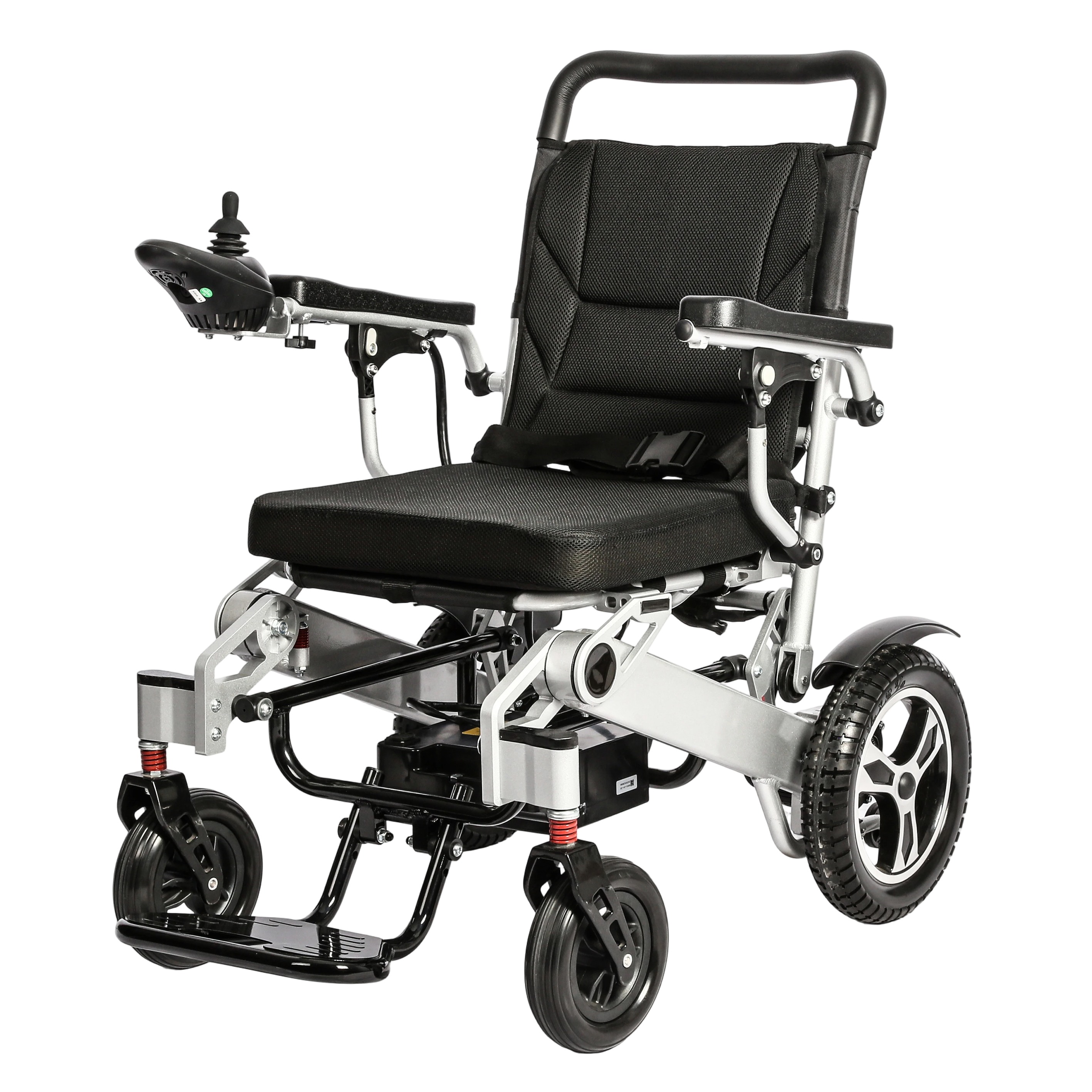Foldable Lightweight Heavy Duty Aluminum Alloy 12AH Lithium Battery Electric Power Wheelchair