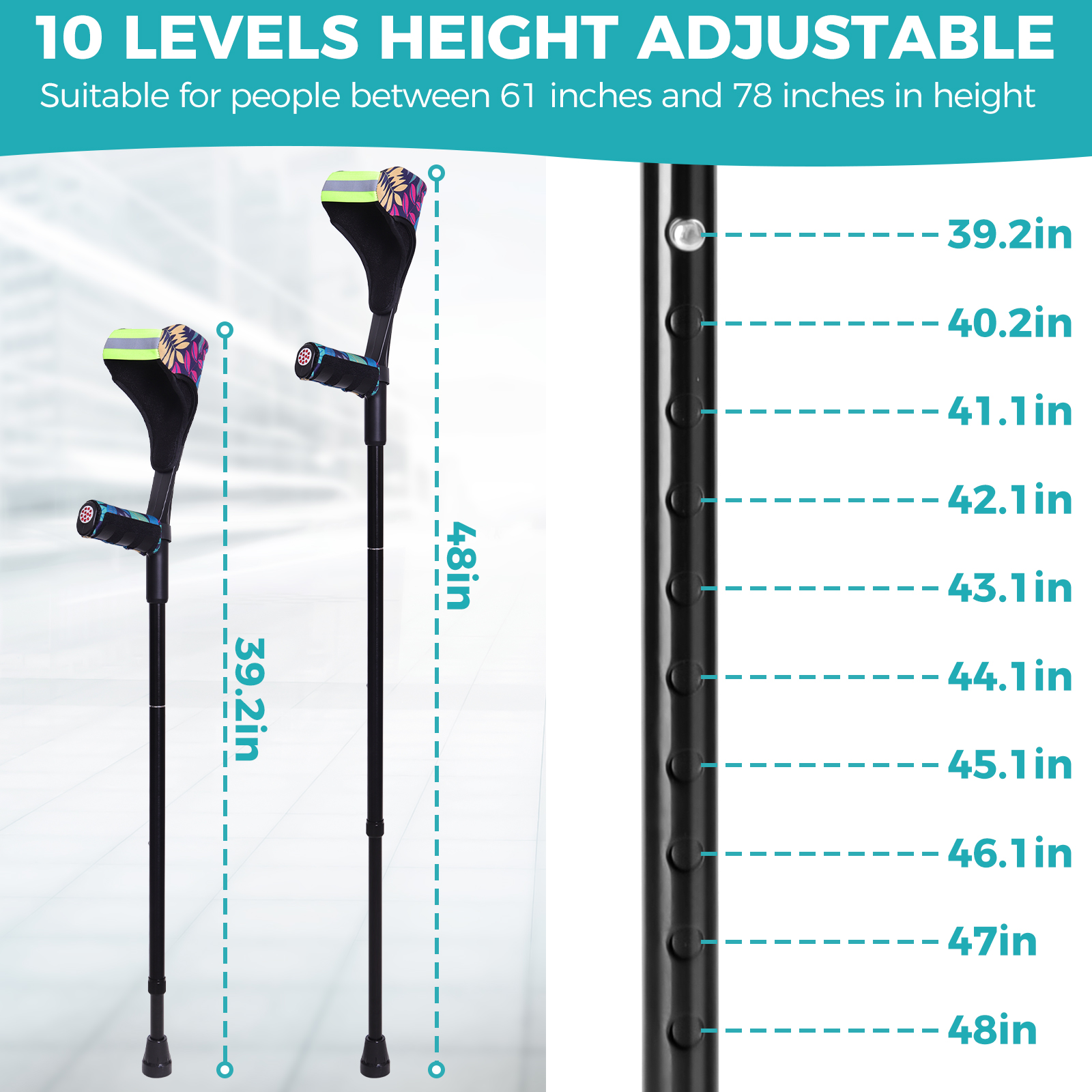Compact Travel-Friendly Aluminum Knee Walker/Cane Featuring Non-slip Handles Ideal Post-Injury Care