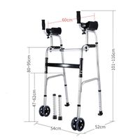 YC8238( silver + double wheel foot tube)