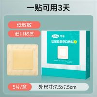 Silicone gel foam dressing type B