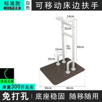 No-drill, removable white 201 stainless