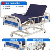 Electric three-function care bed