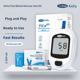 Corfu Glucose Blood Sugar Tester Meter 50 Test Strips Diabetes Detector