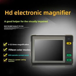 UM031 3.5inch Electronic Vision Aid Magnifying Glass for TV Connection High-Definition 15x Magnification