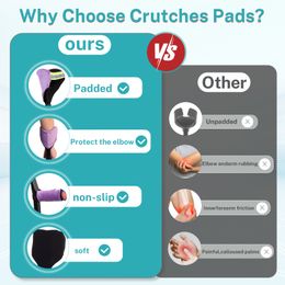 Durable Double Handheld Mobility Aids for Knee Rehabilitation Includes Cushioned Wrist Rests
