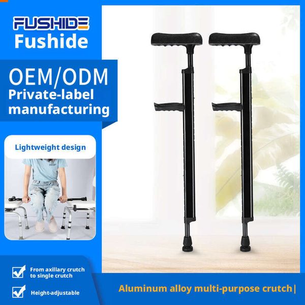 Medical arm fractures, underarm for foot injuries, portable rehabilitation walking aids, single and double crutches