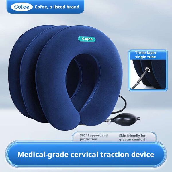 Corfu Cervical Traction Device Inflatable Medical Brace Non-Corrective Neck Support Home Use Artifact
