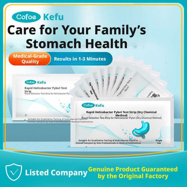 Corfu Stomach Helicobacter Pylori HP Bad Breath Rapid Self-Test Test Paper Home Portable Non-Inflated Expiratory Card