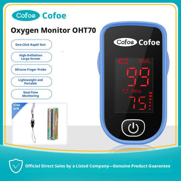 Corfu Clip Medical Blood Oxygen Saturation Heart Rate Detector Home Use Finger Oximeter Pulse