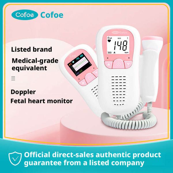 Kefu Medical Monitor Pregnant Women, Home Use Doppler Baby Fetal Heart Rate Monitor, Contact Customer Service for Operation