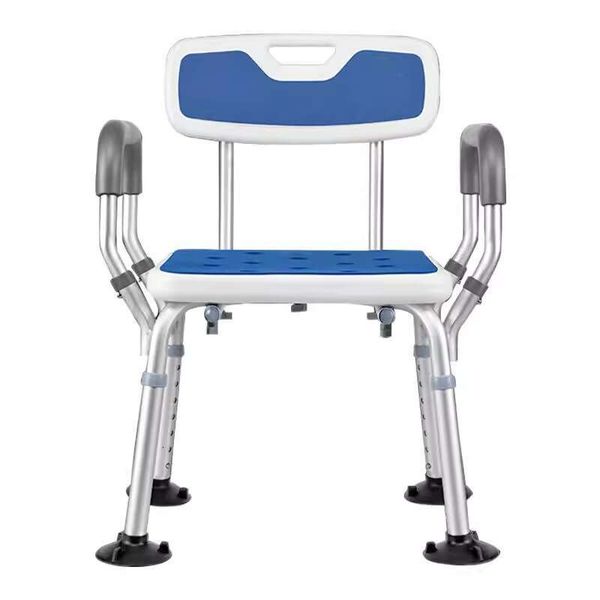 Weiyu Aluminum Alloy Bath with Backrest and Armrests, for Elderly, Pregnant Women Shower Chair, Bathing Chair