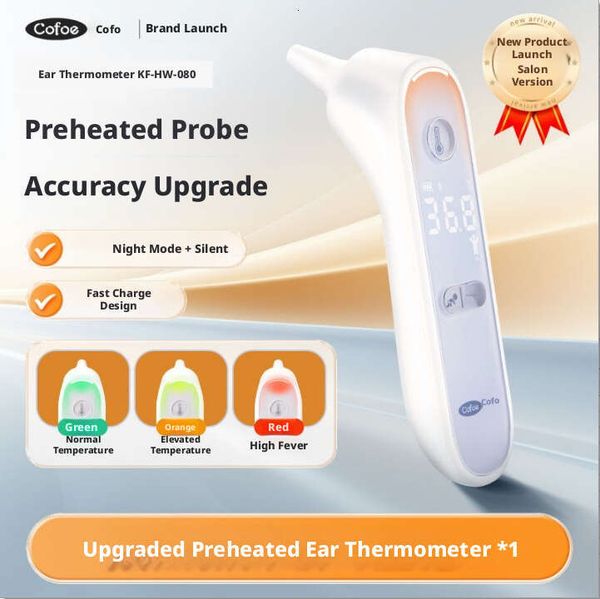 Kefu Preheated Ear Thermometer Baby-Specific Electronic Household Precision Medical High-Accuracy Body Temperature Gun