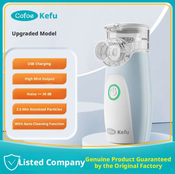 Kefu Nebulizer for Children, Home Use, Silent Portable Baby Medical Handheld Nebulizer, Family Inhalation Device