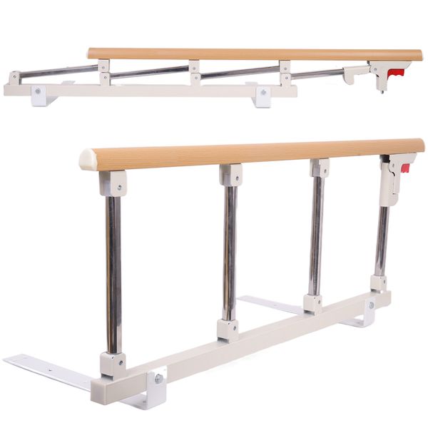 Secure Anti-Slip Patient Protection Barrier Bars w/ Comfort Foam Padding, Durable Medical Equipment