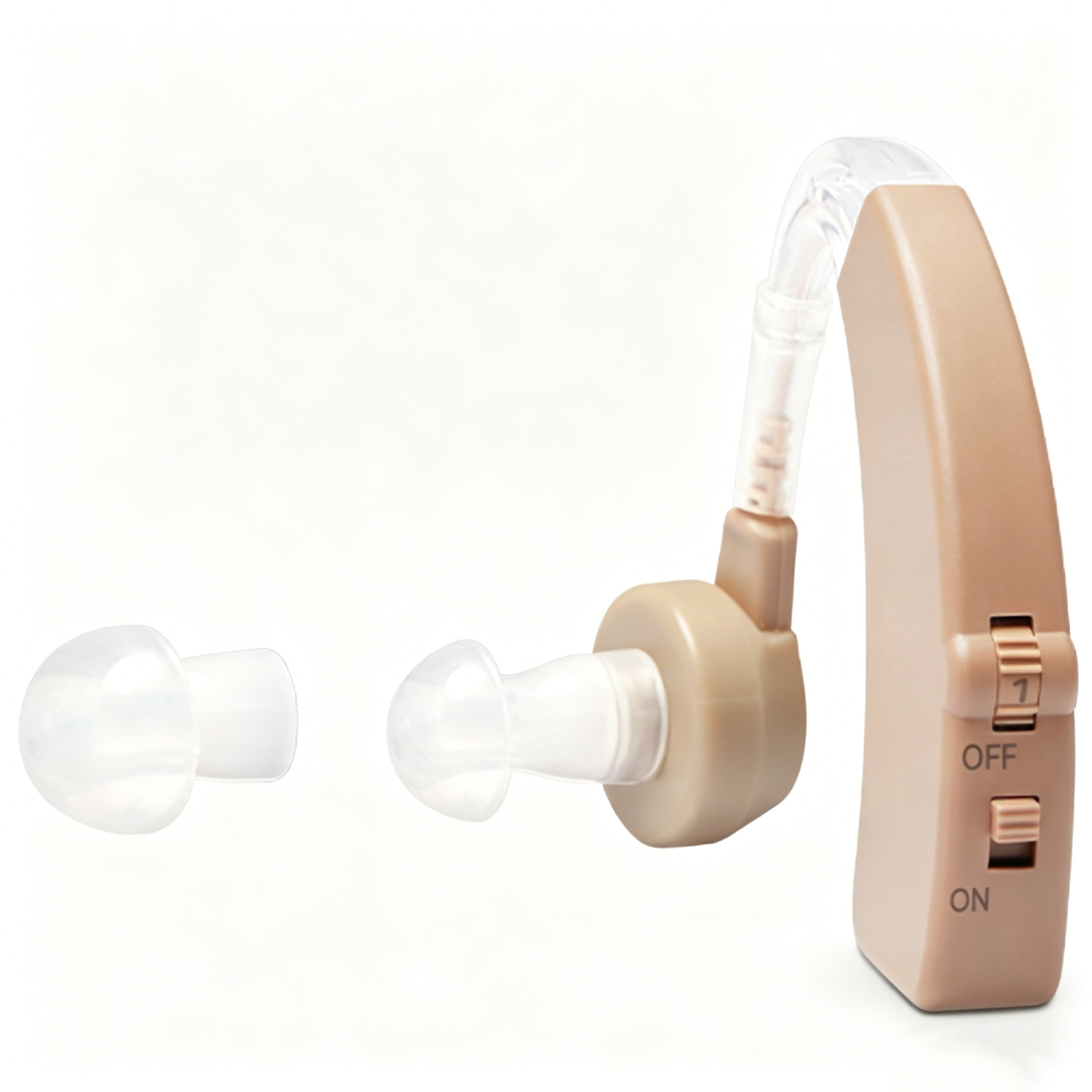 Aids for Seniors Bte Behind-The-Ear Acouophone Headphone Aid Button Hearing Amplifier Manufacture